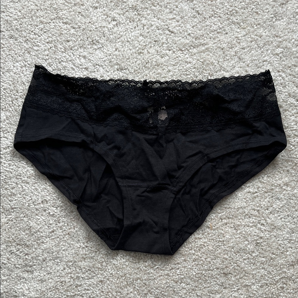 Victoria's Secret Black Lace Panties